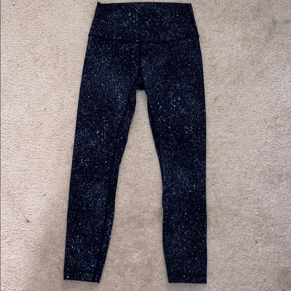 Lululemon Galaxy Leggings Size 6 - Picture 1 of 2